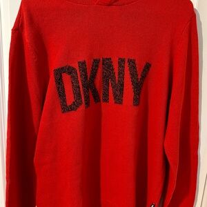 DKNY Men's Bold Red Crewneck Sweater
